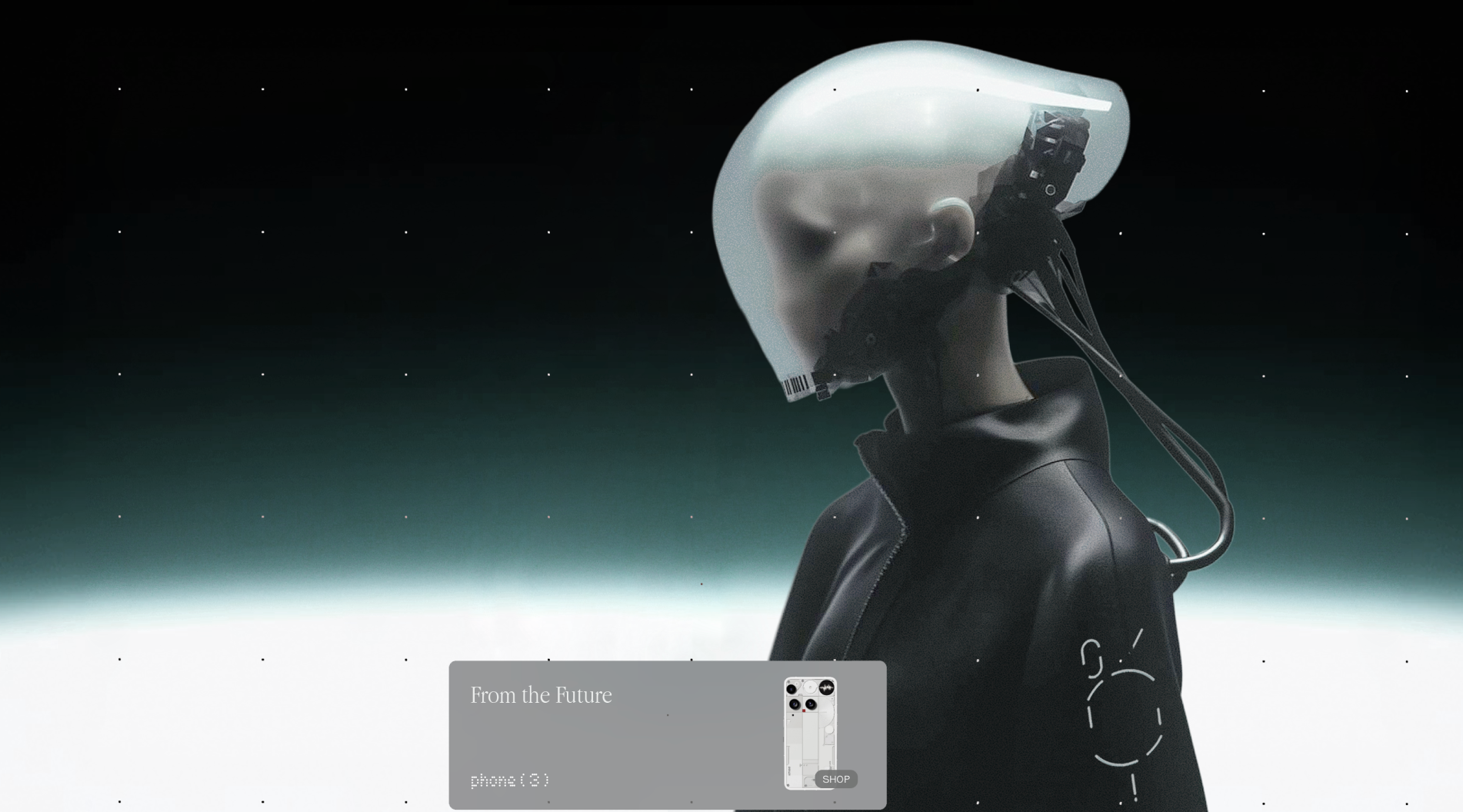 Nothing technology concept header image