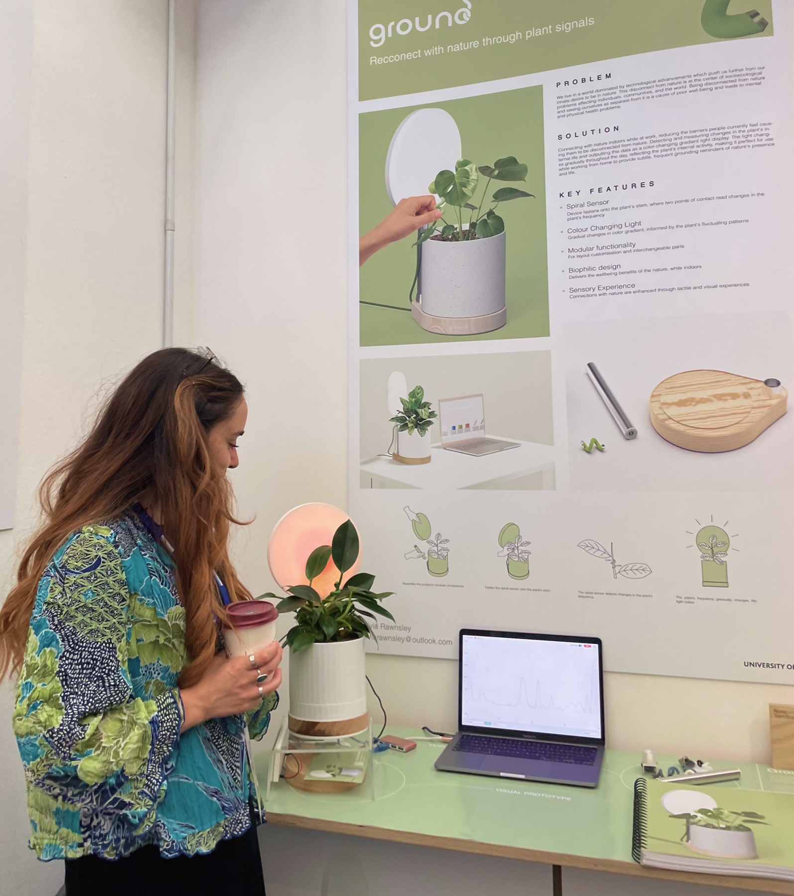 Ground presentation at New Designers